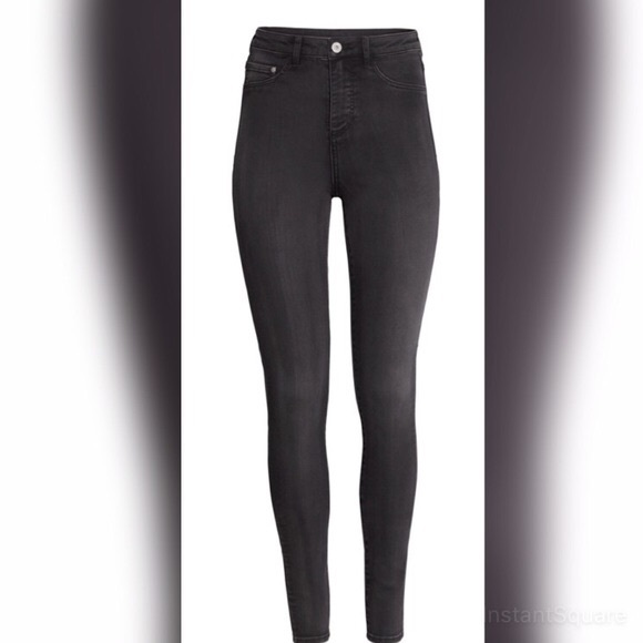 h&m super high waisted jeans